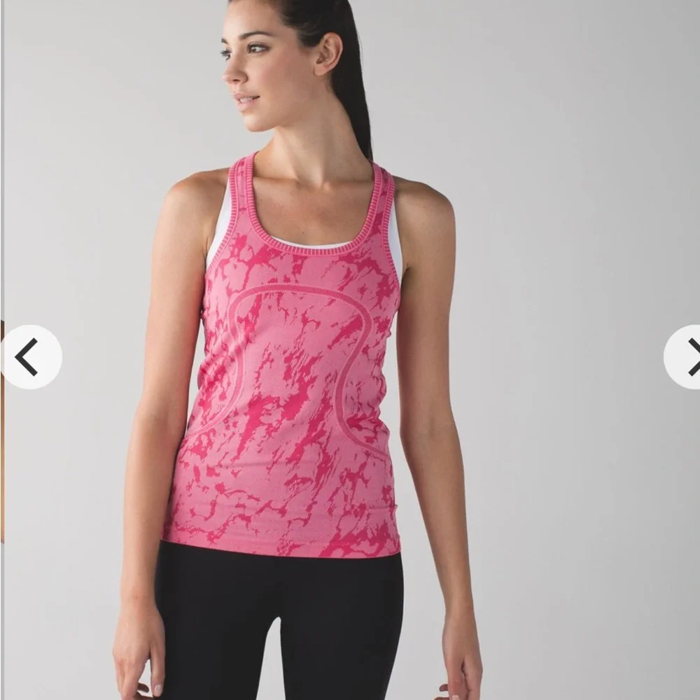 Lululemon Swiftly Tech Racerback Heathered Bon Bon 4